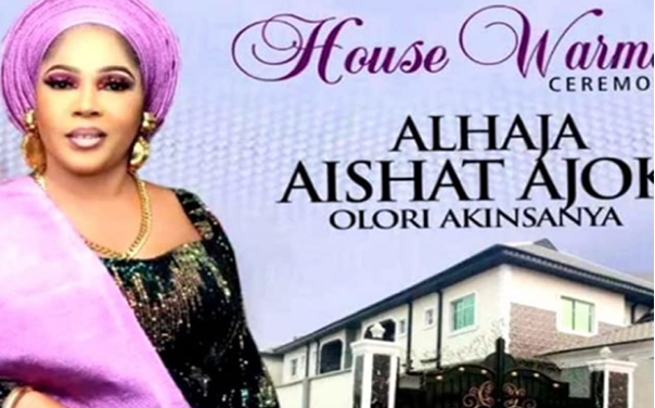 Aishat Ajoke Akinsanya's house warming ceremony