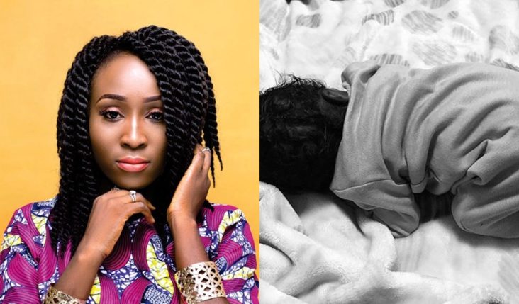 Aramide's newborn baby girl