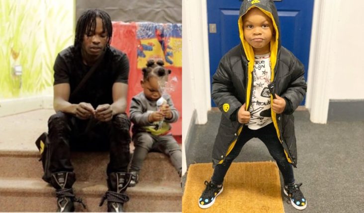 Naira Marley and son, Jojo Marlian