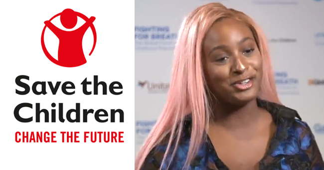 DJ Cuppy and Save the Children