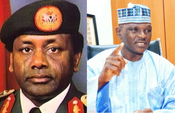 Former Head of State General Sani Abacha and Major Hamza Al-Mustapha