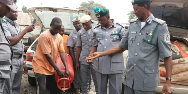 Nigeria Customs rice seizure