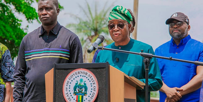 The Osun State Governor, Mr. Adegboyega Oyetola