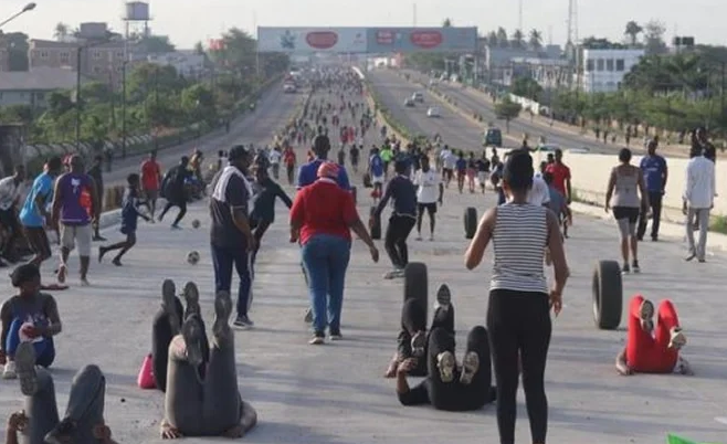 Lagos residents arrested For Jogging amid lockdown order