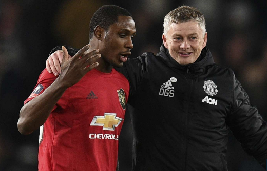 Odion Ighalo and Ole Gunnar Solskjaer