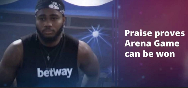 BBNaija Praise proves Betway Arena Game can be won