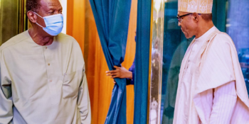 Pastor Enoch Adeboye, on Monday, visited President Muhammadu Buhari at the State House in Abuja